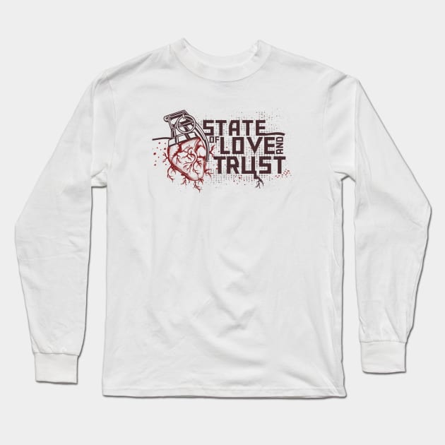 State of Love and Trust Long Sleeve T-Shirt by RepubliRock